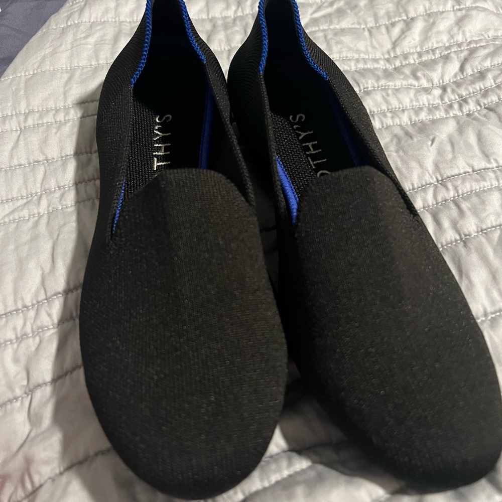 Black Rothy’s loafers